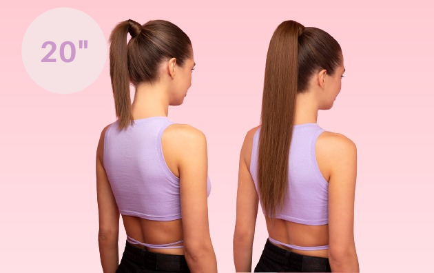 Ponytail Clip In Extensions.